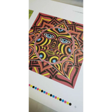 Rick Sinnett Blotter Art 2x uncut sheet lithograph Oklahoma