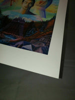 Ashely Foreman ltd  edition blotter art signed psychedelic art print visionary
