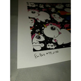 Emi Boz Blotter Art print Unicorns & Rainbows Gus Fink