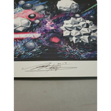 Kaliptus  "Hyper Innergy" signed  blotter art print Psychedelic Visionary Art - MYKENSHOTRADINGCOMPANY