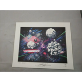Kaliptus  "Hyper Innergy" signed  blotter art print Psychedelic Visionary Art - MYKENSHOTRADINGCOMPANY