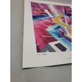 Kaliptus  "Lightcraft" signed  blotter art print Psychedelic Visionary Art Print - MYKENSHOTRADINGCOMPANY