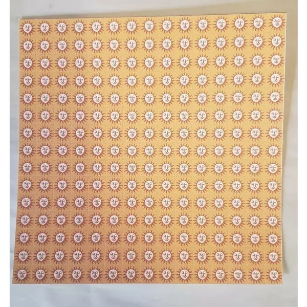Orange Sunshine Blotter Art print 900 squares of sunshine perforated blotter art - MYKENSHOTRADINGCOMPANY