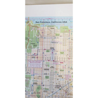Sanfrancisco California City Map blotter art print