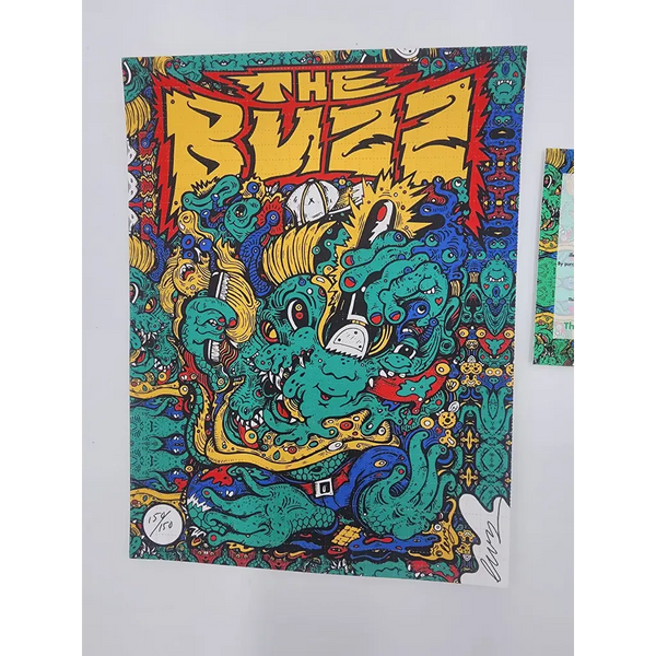 The Buzz Blotter Art print Artwork by Levy