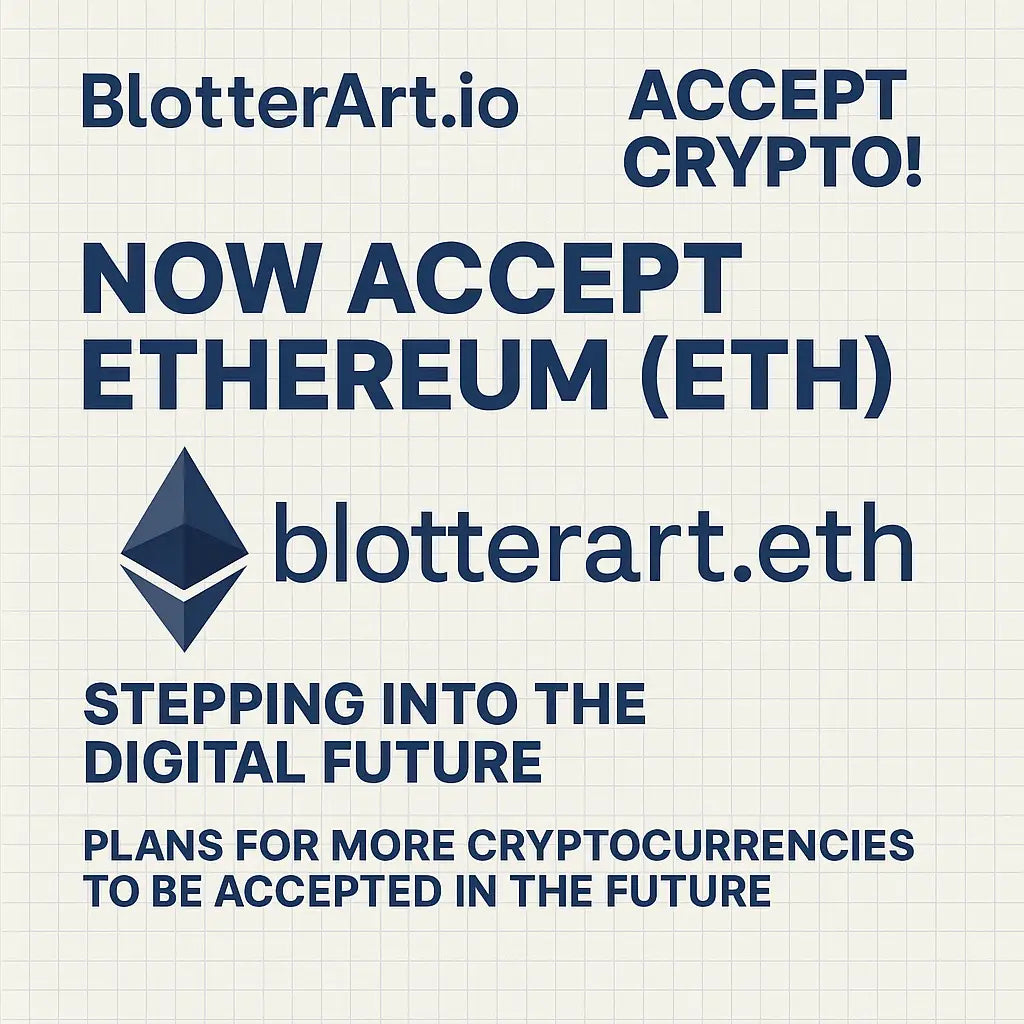 BlotterArt.io Now Accepts Ethereum (ETH) at blotterart.eth — What Is ENS and How Does It Work?