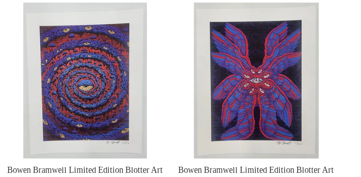 Explore the Bowen Bramwell Signed Blotter Art Collection – Now Available at BlotterArt.io