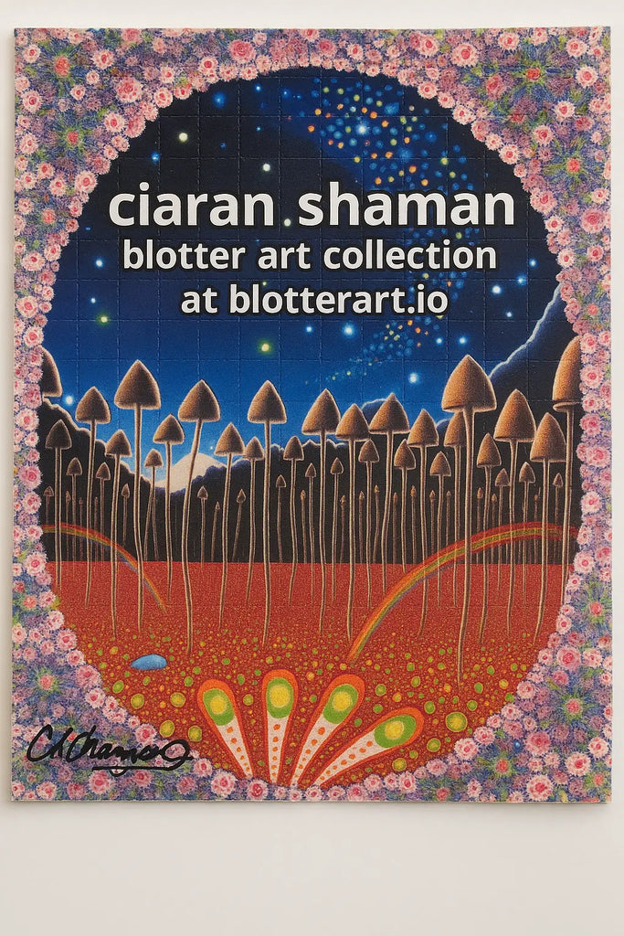 Explore the Ciaran Shaman Blotter Art Collection at BlotterArt.io