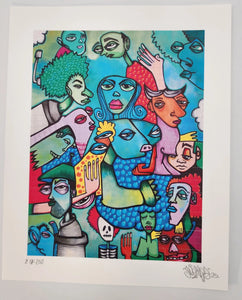 New Limited Edition Blotter Print Release: "Don’t Let Me Down" by Dr. Nuse89