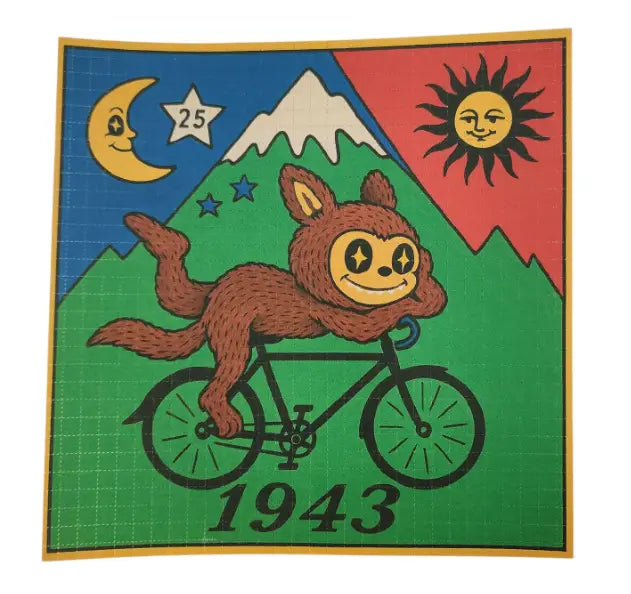 🎉 New Release: Labubu the Monster’s Bicycle Day Blotter Art Print Now Available