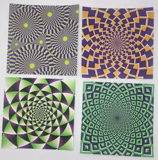 Optical Illusion Blotter Art: Trippy Op Art Prints That Bend Reality