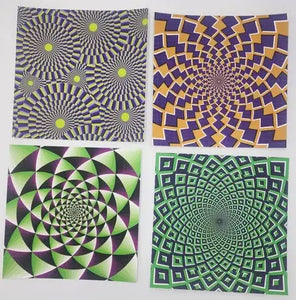 Optical Illusion Blotter Art: Trippy Op Art Prints That Bend Reality