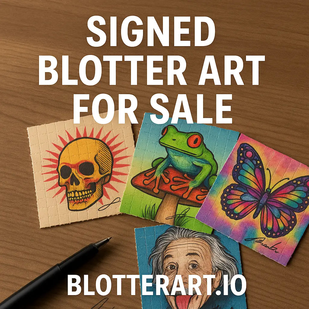 Signed Blotter Art for Sale – Shop Limited Editions from Today’s Top Psychedelic Artists