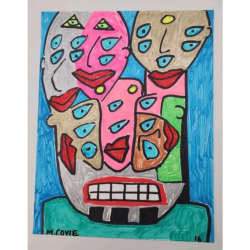 Spotlight de Artista: Martin Coyle – Visionario Outsider en BlotterArt.io