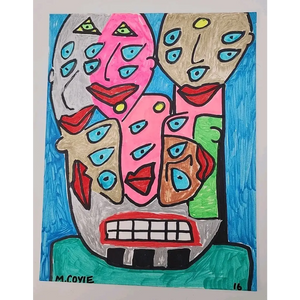 Spotlight de Artista: Martin Coyle – Visionario Outsider en BlotterArt.io