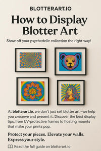 The Best Way to Display Your Blotter Art Prints: A Collector's Guide