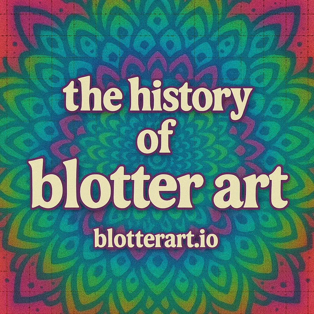 The History of Blotter Art: From Psychedelic Counterculture to Modern Collectibles