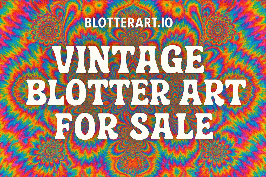 Vintage Blotter Art for Sale – Explore Psychedelic History Through Art