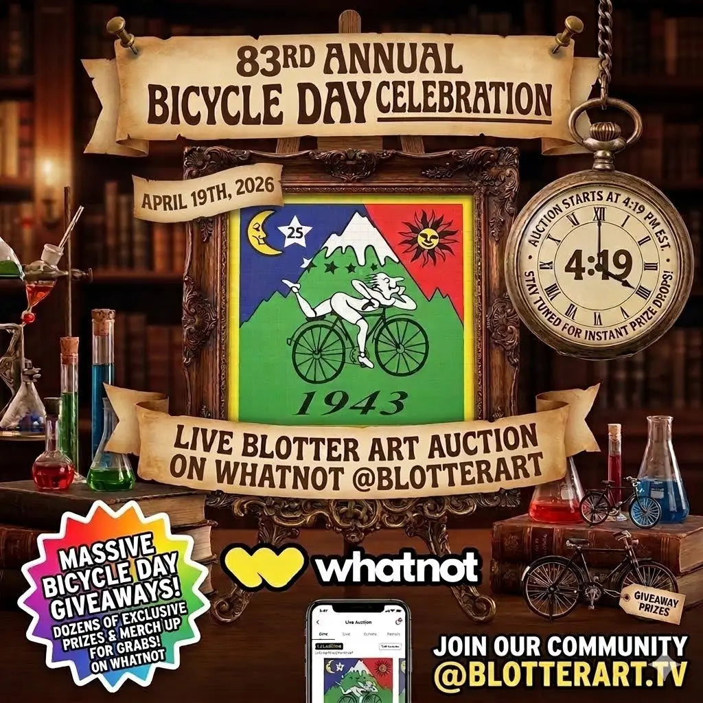 2026 Bicycle Day Live Auction — We’re Going Live on Whatnot