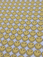 Smiley Faces Blotter Art Print/ Sheet/ Page Psychedelic Art Print