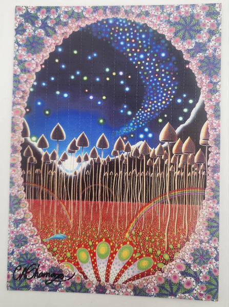 Ciaran Shaman "Reflecting The Vocal Chords Of Gaia" Signed Blotter Art Print