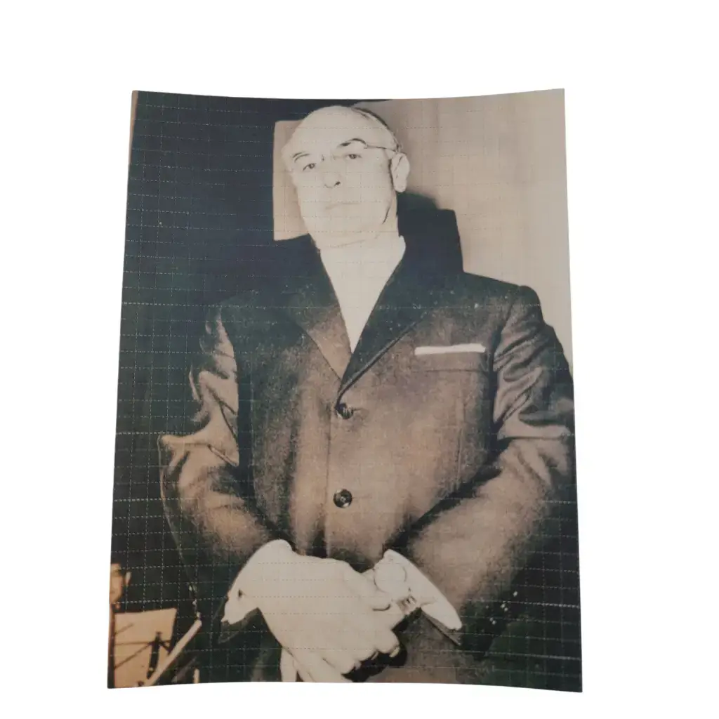 Albert Hofmann Perforated Vanity LSD Blotter Art Print