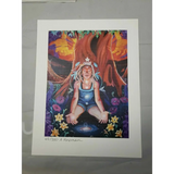 Ashely Foreman limited edition blotter art signed