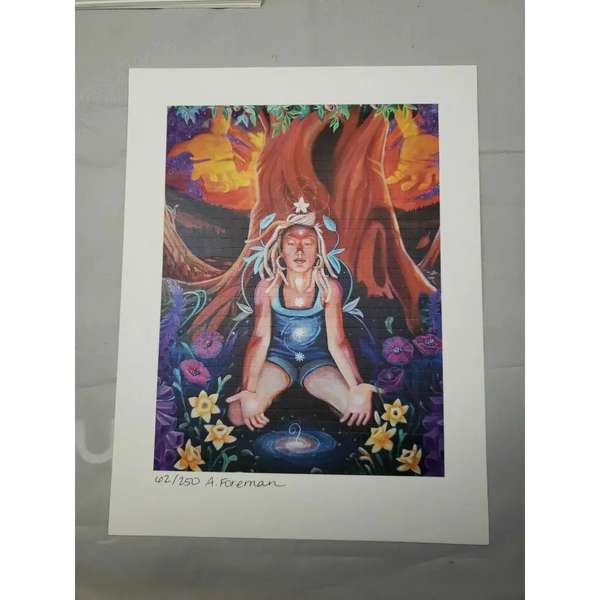 Ashely Foreman limited edition blotter art signed