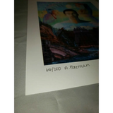 Ashely Foreman ltd edition blotter art signed psychedelic