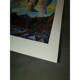 Ashely Foreman ltd edition blotter art signed psychedelic