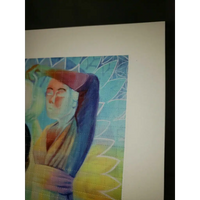 Ashely Foreman ltd edition blotter art signed psychedelic
