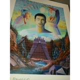Ashely Foreman ltd edition blotter art signed psychedelic