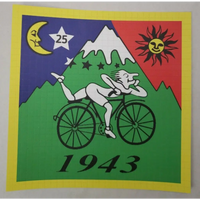 Bicycle Day Blotter Art print 1943 Albert Hoffman - Art:Art