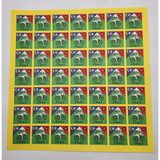 Bicycle Day Large Format Blotter Art Print 15×15 Inches