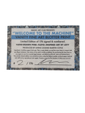 Welcome to the Machine | Levy – 2026 Signed Limited Edition Blotter Art