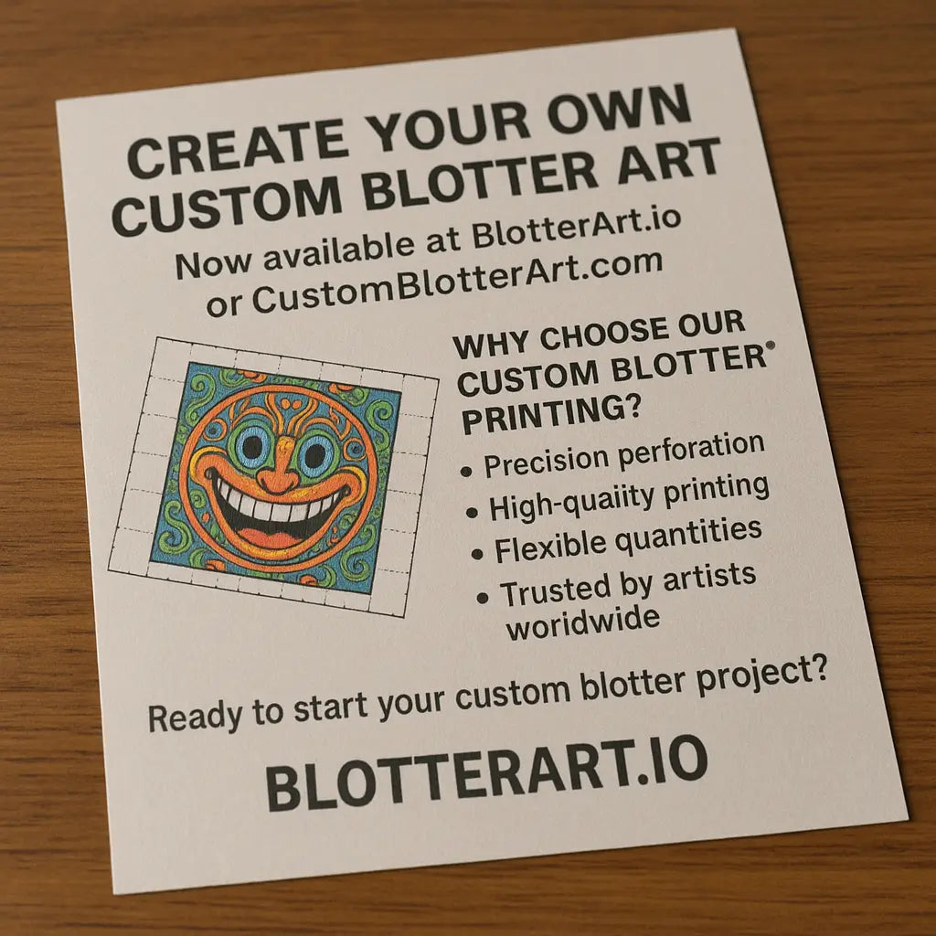 Create Your Own Custom Blotter Art — Now Available