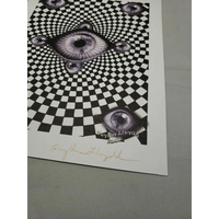 Gwyllm Llwydd signed Blotter Art print sheet psychedelic