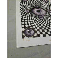 Gwyllm Llwydd signed Blotter Art print sheet psychedelic
