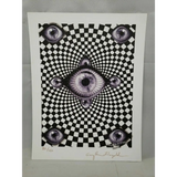 Gwyllm Llwydd signed Blotter Art print sheet psychedelic