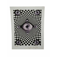 Gwyllm Llwydd signed Blotter Art print sheet psychedelic