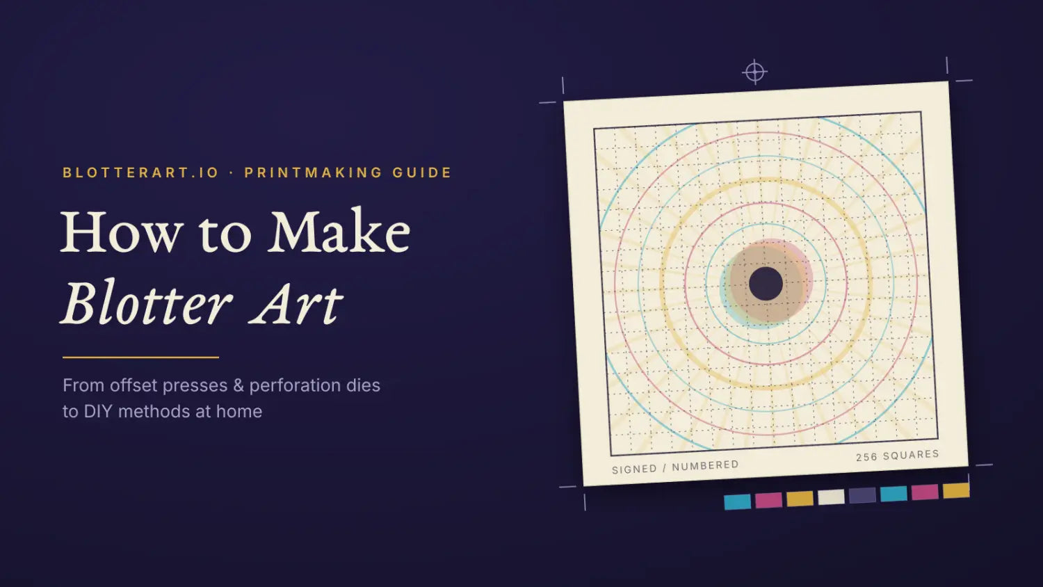 How to Make Blotter Art: From Offset Presses to DIY Methods