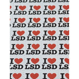 ’I Love LSD ’ blotter art print