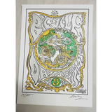 Joshua Levy Bicycle Day Blotter Art prints signed