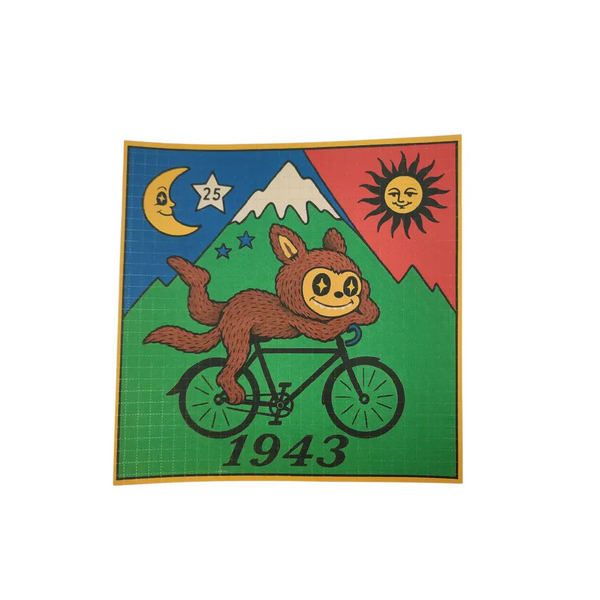 Labubu The Monsters ’Bicycle Day’ Blotter Art Print