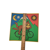 Labubu The Monsters ’Bicycle Day’ Blotter Art Print
