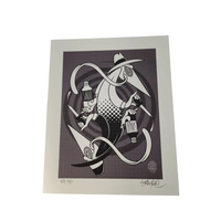 Marty Boe ’Spy vs Spy’ Blotter Art Print Rare signed