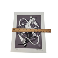 Marty Boe ’Spy vs Spy’ Blotter Art Print Rare signed