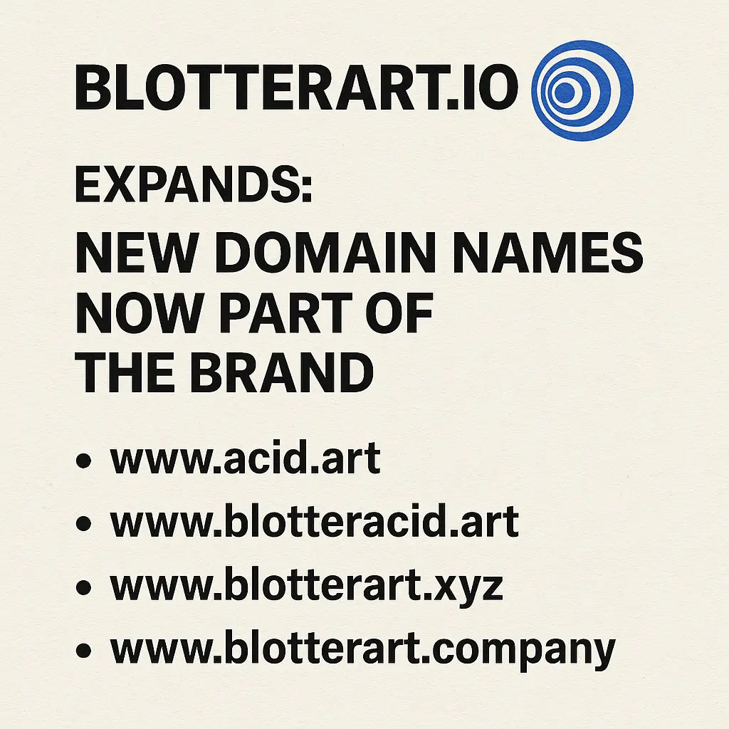BlotterArt.io Expands: New Domain Names Now Part