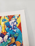 Ike Moody "My second to last Bank Robbery Illustration" Blotter Art Print