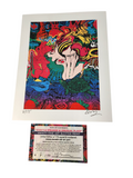 Joshua Marc Levy "Return to a strange and unusual place" Blotter Art Print